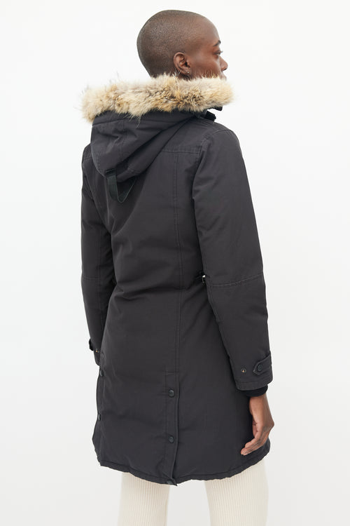 Canada Goose Black Fur Hood Kensington Parka