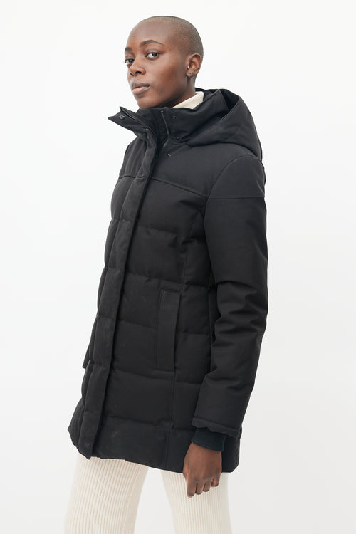 Canada Goose Black Hooded Annecy Parka