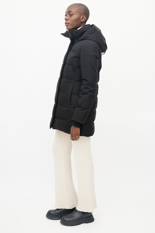 Canada Goose Black Hooded Annecy Parka