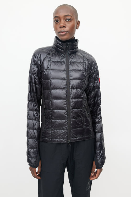 Canada Goose Black Nylon Hybridge Jacket