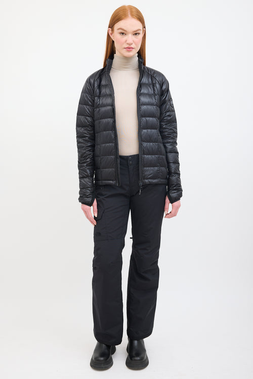 Canada Goose Black Quilted HyBridge Lite Down Jacket