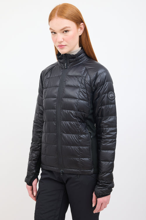 Canada Goose Black Quilted HyBridge Lite Down Jacket