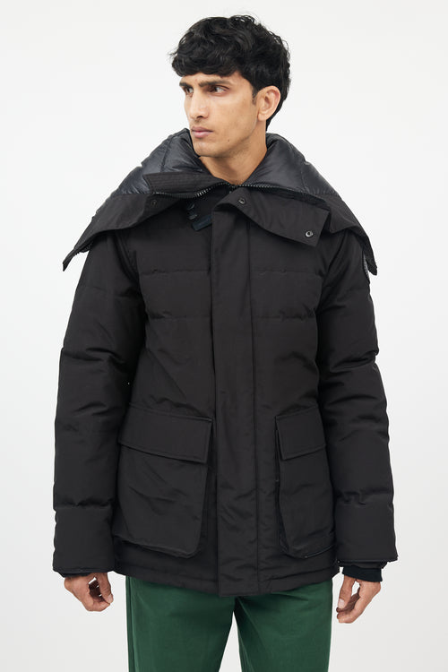 Canada Goose Black Wedgemount Down Parka