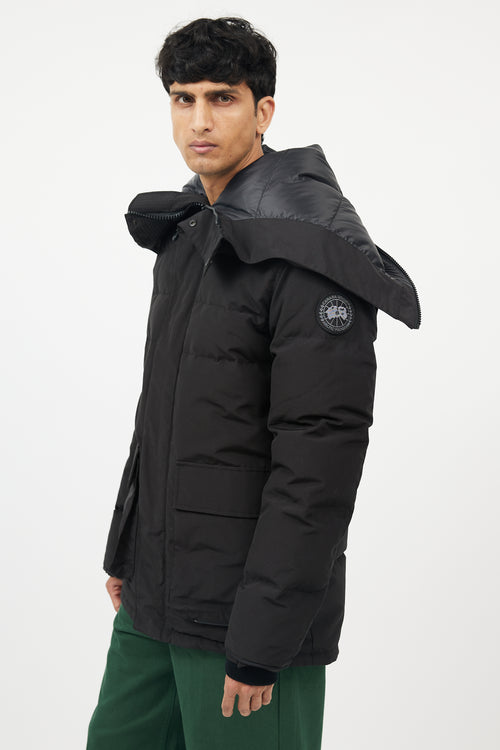 Canada Goose Black Wedgemount Down Parka