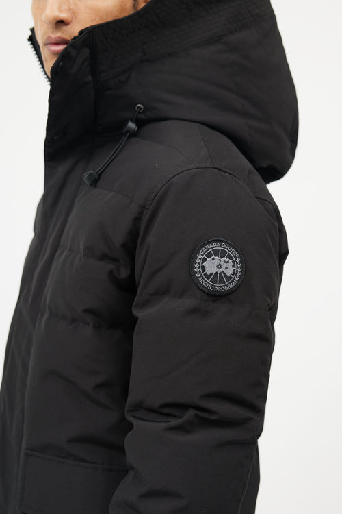 Canada Goose Black Wedgemount Down Parka