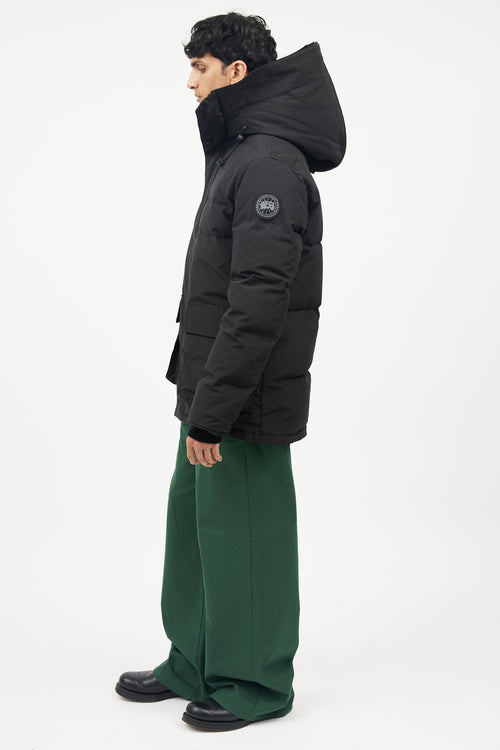 Canada Goose Black Wedgemount Down Parka