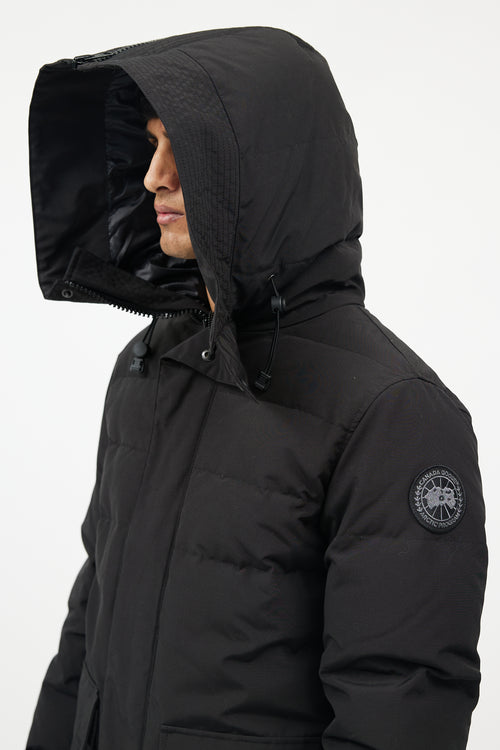 Canada Goose Black Wedgemount Down Parka