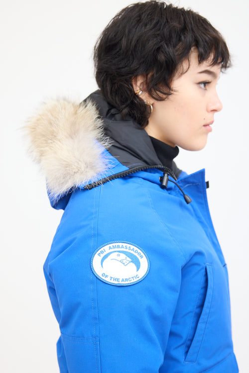 Canada Goose Blue Chilliwack Bomber PBI Down Jacket