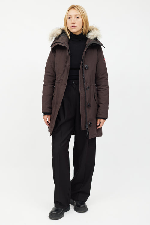 Canada Goose Brown Fur Hood Parka