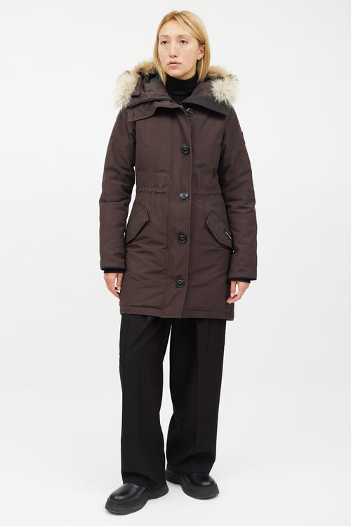 Canada Goose Brown Fur Hood Parka