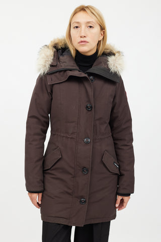 Canada Goose Brown Fur Hood Parka