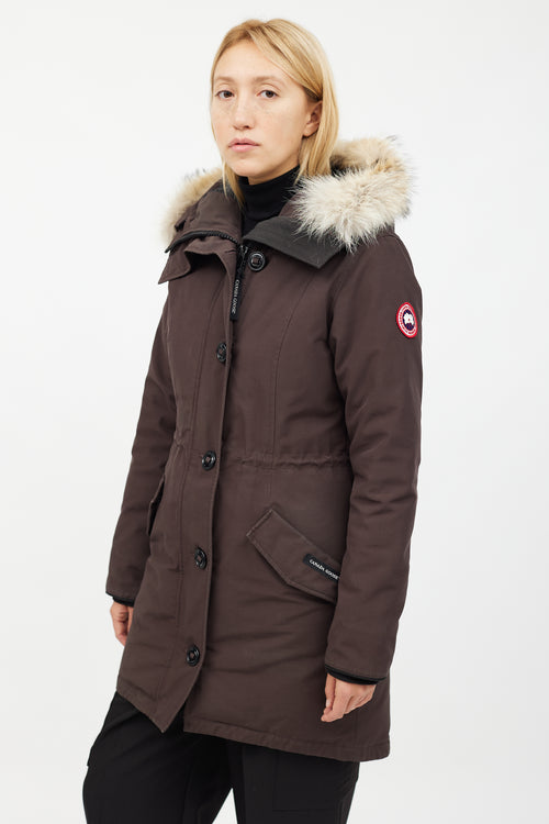 Canada Goose Brown Fur Hood Parka