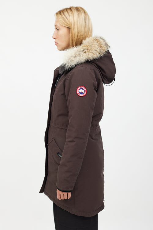 Canada Goose Brown Fur Hood Parka