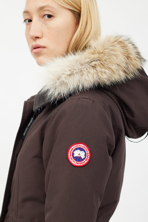 Canada Goose Brown Fur Hood Parka