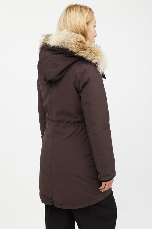 Canada Goose Brown Fur Hood Parka