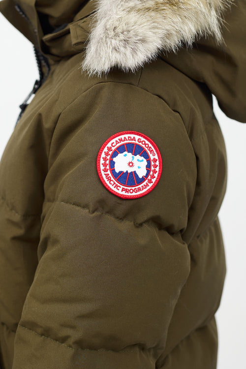 Canada Goose Green Fur Hood Mystique Parka