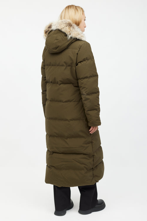 Canada Goose Green Fur Hood Mystique Parka