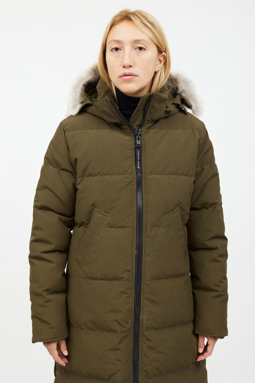 Canada Goose Green Fur Hood Mystique Parka