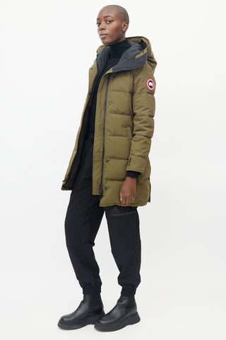 Canada Goose Green Shelburne Parka Heritage Coat