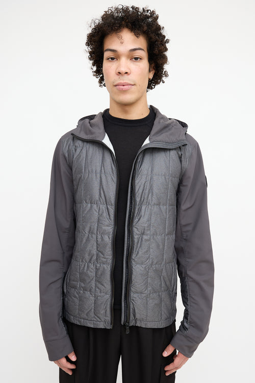 Canada Goose Grey Branta Puffer Jacket