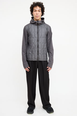 Canada Goose Grey Branta Puffer Jacket