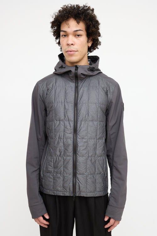 Canada Goose Grey Branta Puffer Jacket