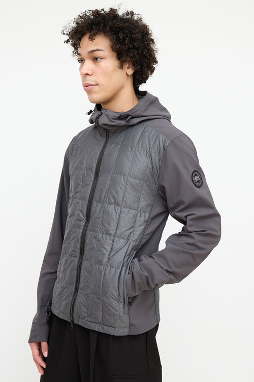 Canada Goose Grey Branta Puffer Jacket