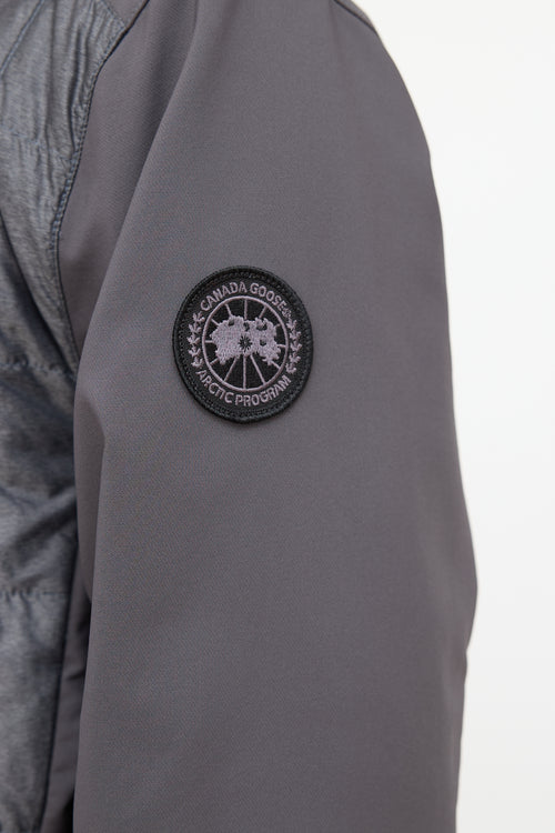 Canada Goose Grey Branta Puffer Jacket