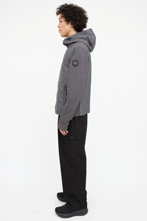 Canada Goose Grey Branta Puffer Jacket