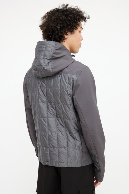 Canada Goose Grey Branta Puffer Jacket