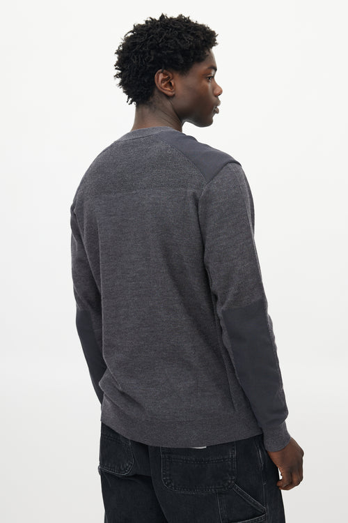 Canada Goose Grey Wool Knit Sweater