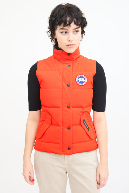 Canada Goose Monarch Orange Freestyle Down Vest