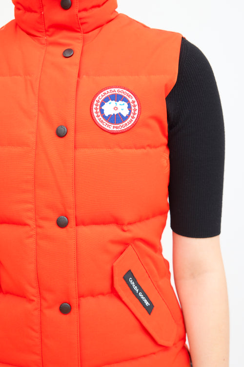 Canada Goose Monarch Orange Freestyle Down Vest