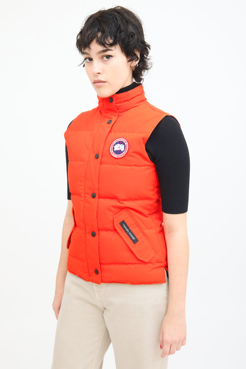 Canada Goose Monarch Orange Freestyle Down Vest