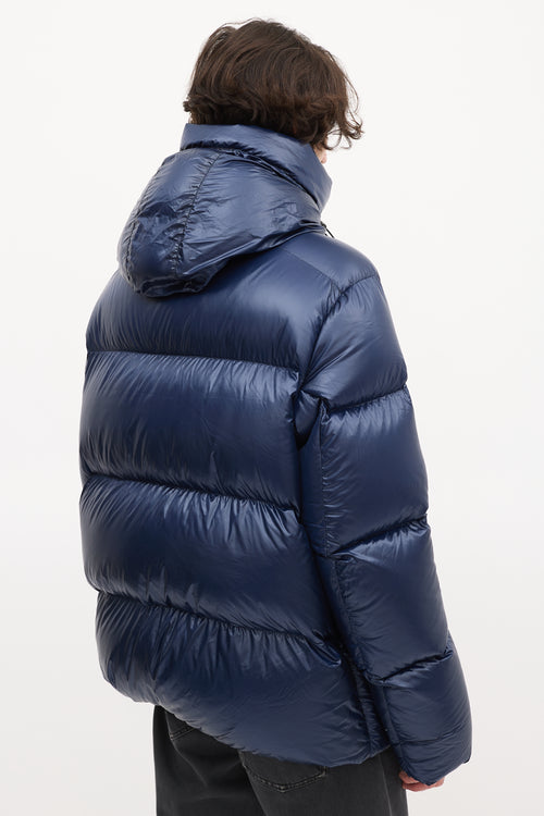 Canada Goose Navy Down 
Nylon Crofton Puffer Jacket