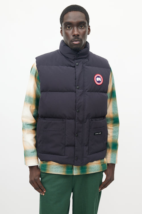 Canada Goose Navy Down Puffer Vest