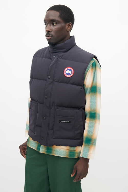 Canada Goose Navy Down Puffer Vest