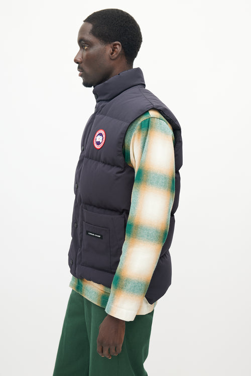 Canada Goose Navy Down Puffer Vest