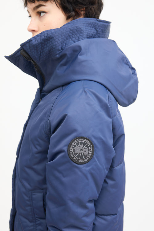 Canada Goose Navy Everleigh Bomber Down Jacket