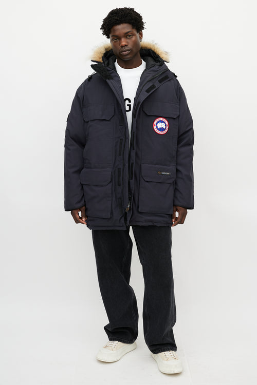 Canada Goose Navy Expedition Fur Down Parka