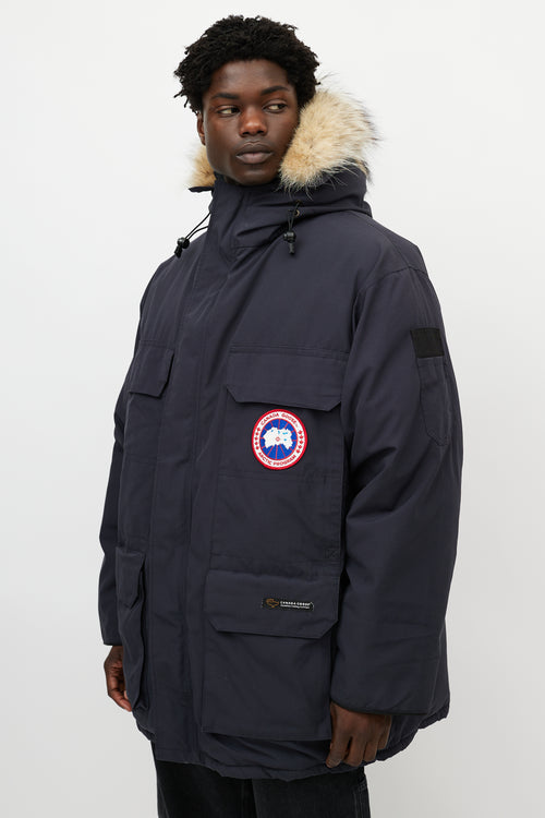 Canada Goose Navy Expedition Fur Down Parka