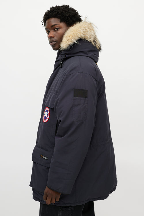 Canada Goose Navy Expedition Fur Down Parka