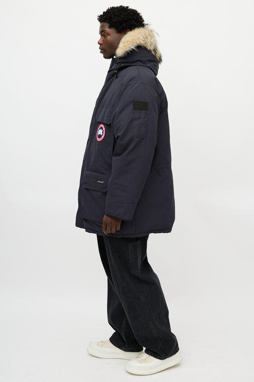 Canada Goose Navy Expedition Fur Down Parka