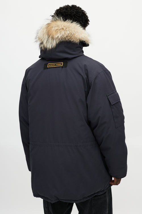 Canada Goose Navy Expedition Fur Down Parka