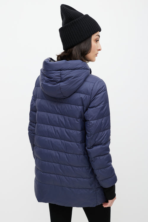 Canada Goose Navy Hillhurst Down Anorak Jacket