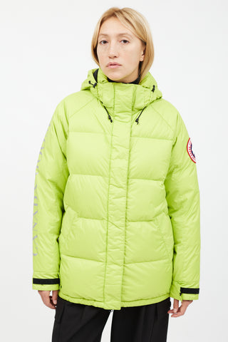 Canada Goose Neon Green Approach Puffer