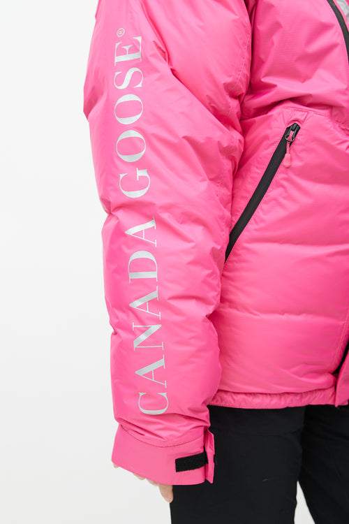 Canada Goose Pink Skreslet Reflective Down Parka