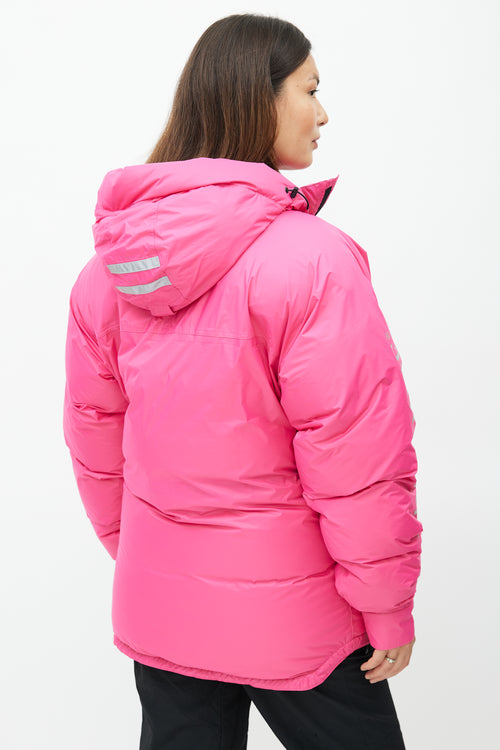 Canada Goose Pink Skreslet Reflective Down Parka