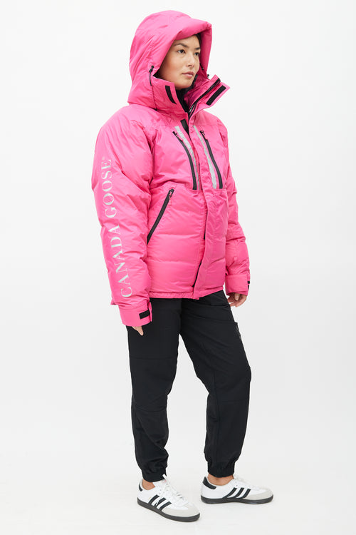 Canada Goose Pink Skreslet Reflective Down Parka