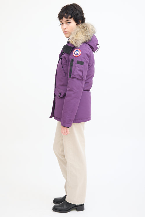 Canada Goose Purple Montebello Heritage Down Parka